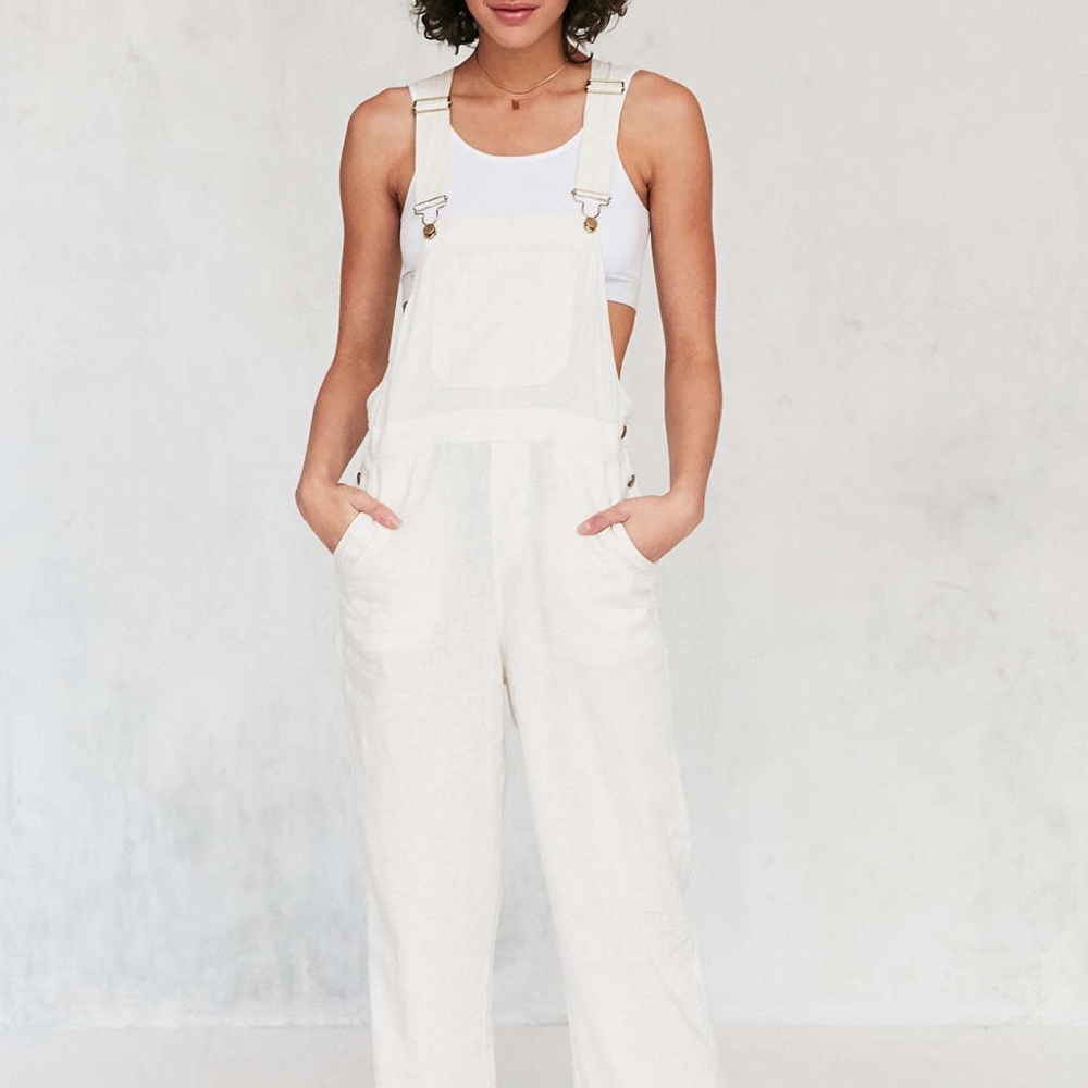 Urban Outfitters BDG Slater Linen Overalls Small